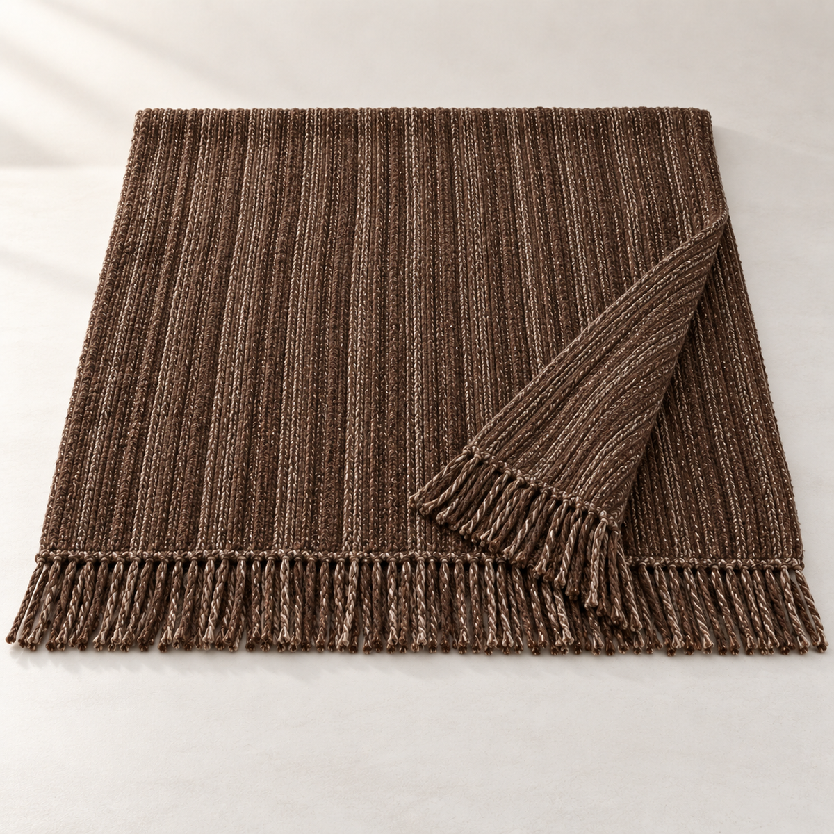 Celestia Sculpted Bed Throw, complete included components from an alternate view