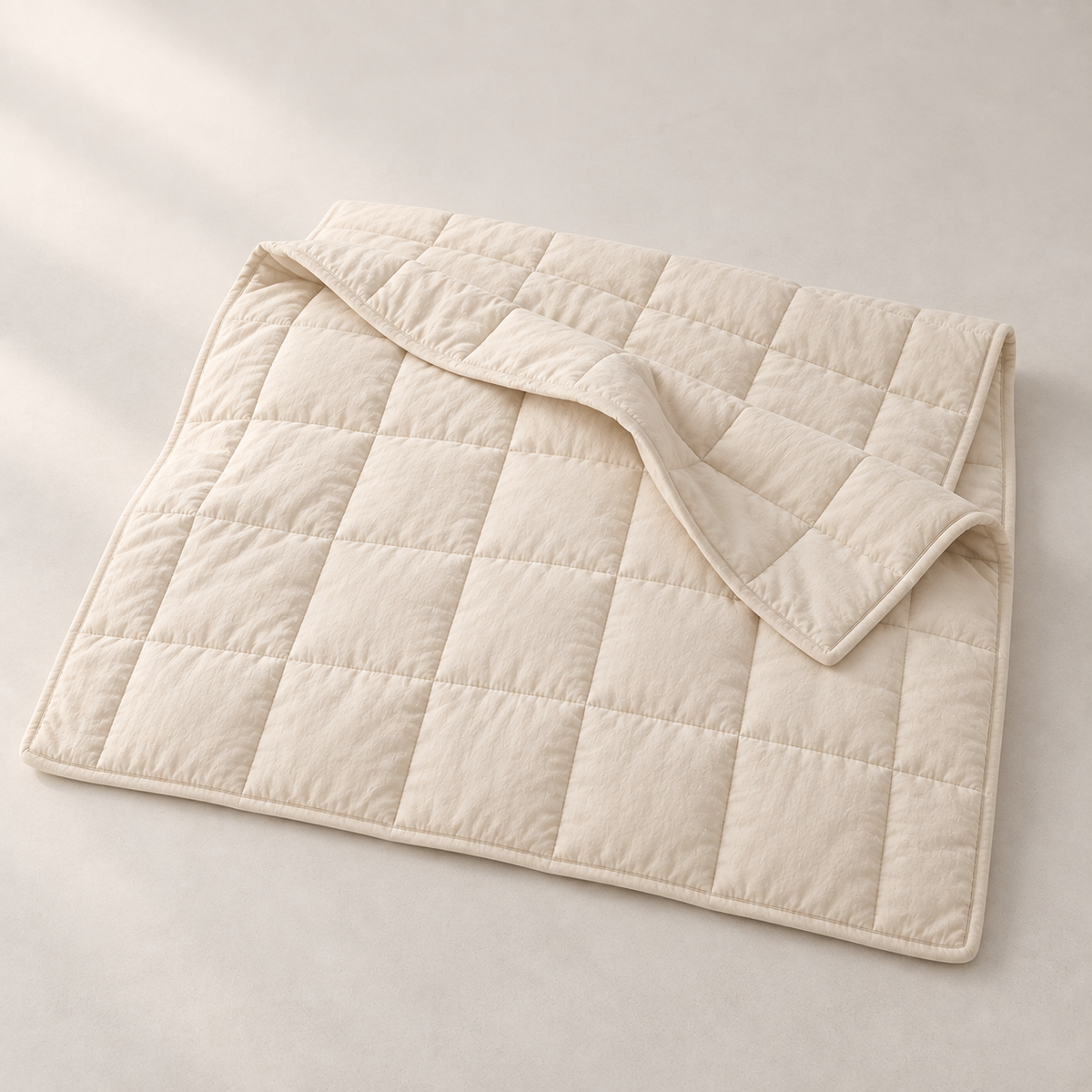 Noctelle Silk-Filled Summer Quilt, complete included components from an alternate view