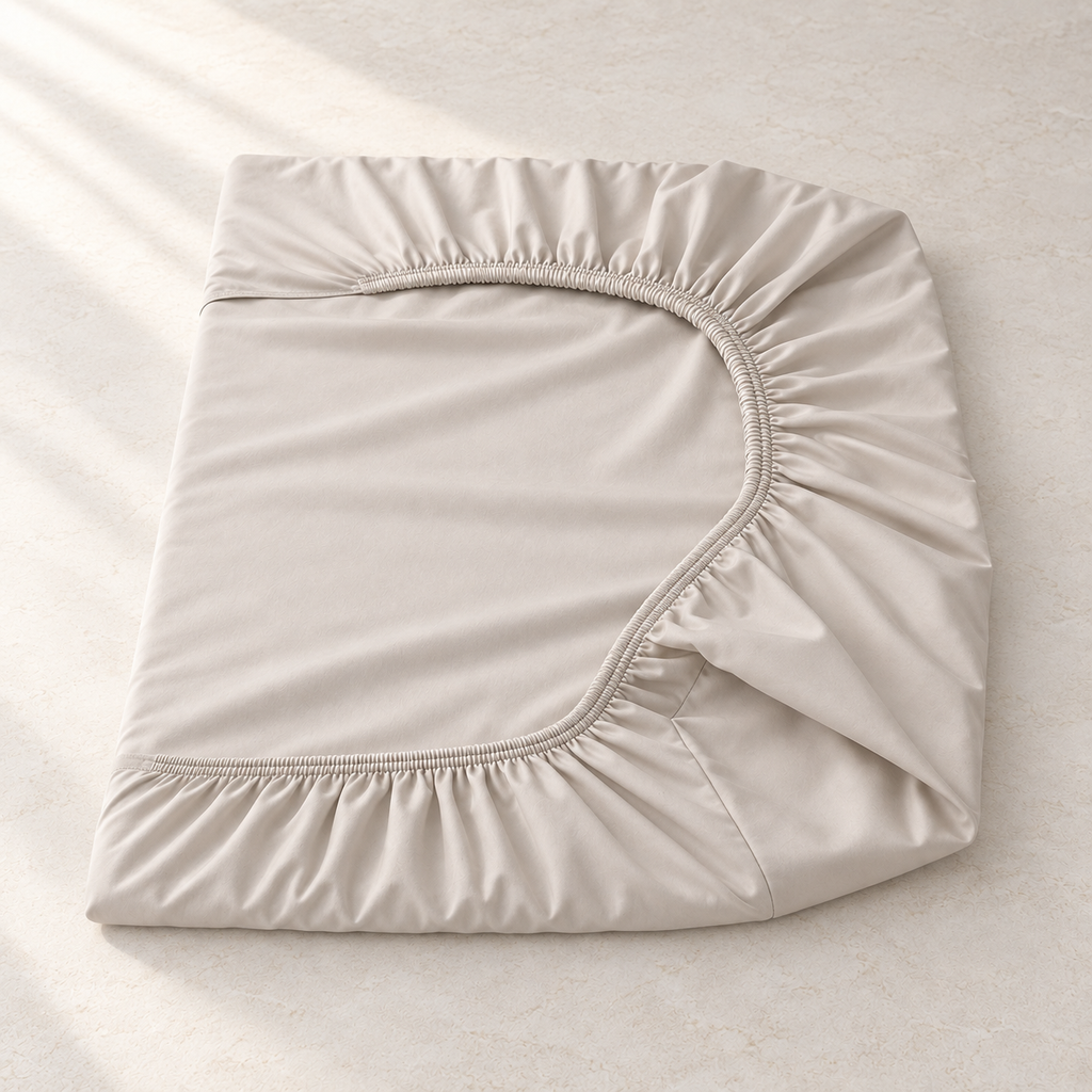 Solenne Deep-Pocket Fitted Sheet, complete included components from an alternate view